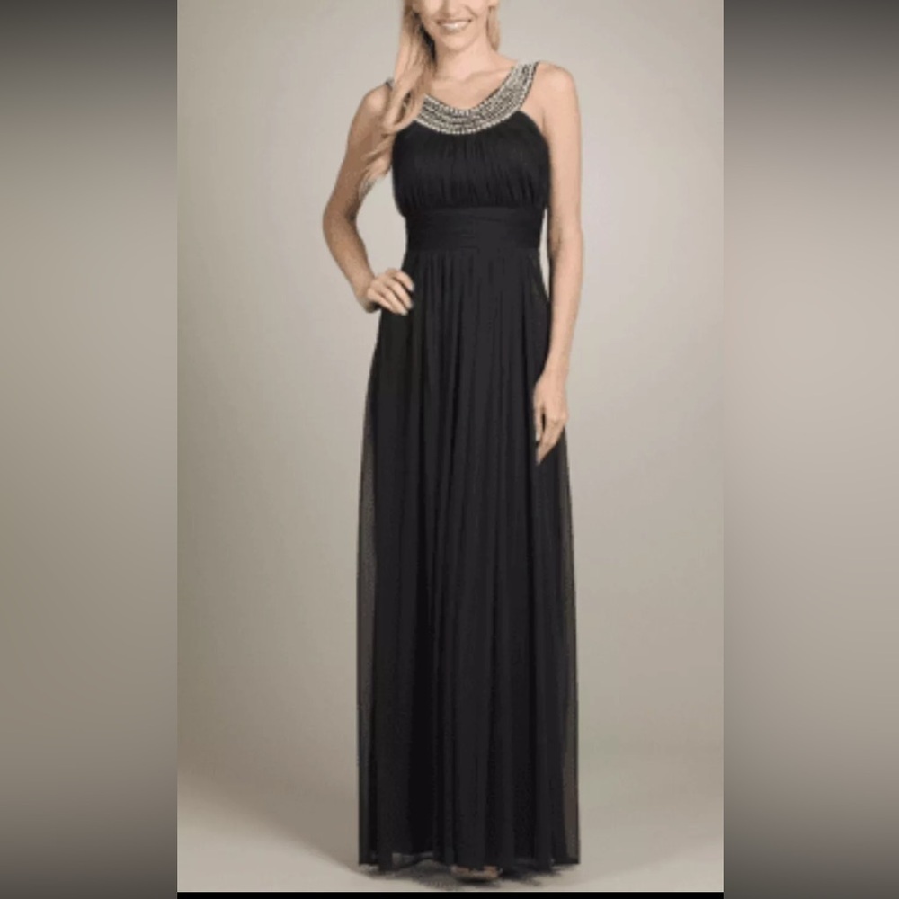 Fiesta Fashions Black Size Small Elegant Dress.